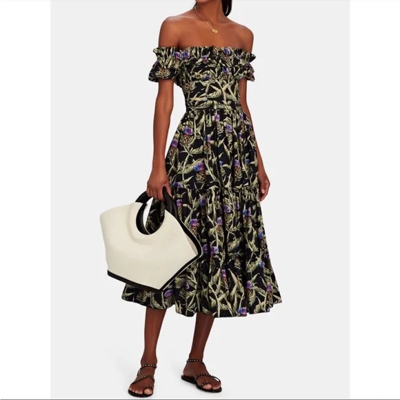 off shoulder jacket dress Bowknot Off-Shoulder Maxi Dress & Jacket Set